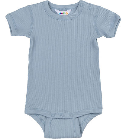 Joha Bodysuit k/æ - Rib - Dusty Blue