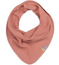 Joha Teething Bib - Wool/Cotton - Rib - Salmon Joha Teething Bib - Wool/Cotton - Rib - Salmon