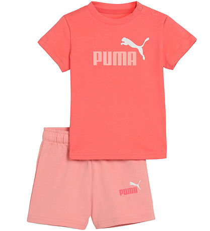 Puma Shorts Set - Minicats Ace Inf - Peach Frozen