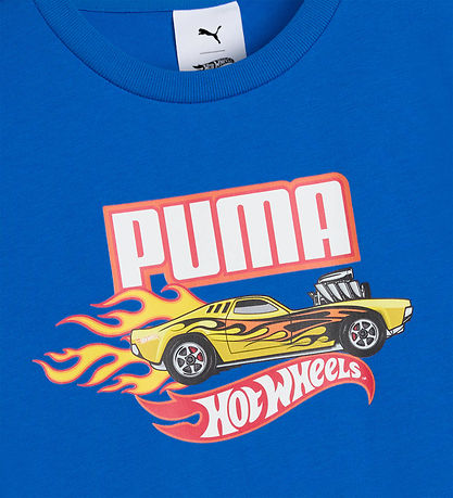x Hot Wheels T-Shirt Puma - Team Royal av. Imprimé x Hot Wheels T-Shirt Puma - Team Royal av. Imprimé