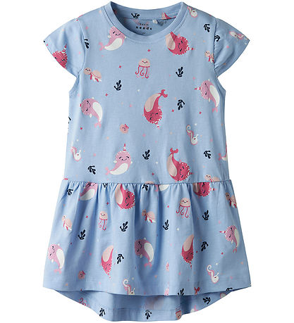 Name It Dress - Noos - NmfVigga - Chambray Blue/Whales