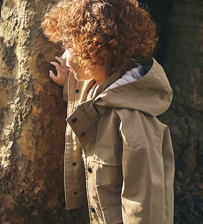 Lil' Atelier Lightweight Jacket - NmmGodo - Petrified Oak