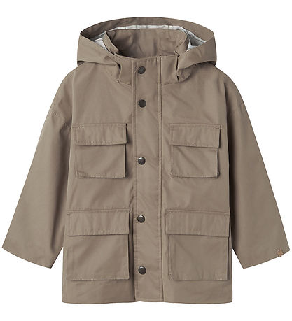 Lil' Atelier Lightweight Jacket - NmmGodo - Petrified Oak