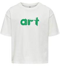 Kids Only T-shirt - KogCelia - Cloud Dancer/Art Kids Only T-shirt - KogCelia - Cloud Dancer/Art