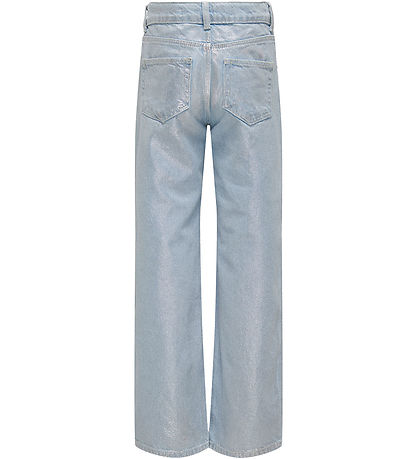 Kids Only Jeans - Glitter - KogCanal - Light Blue Denim/Coated