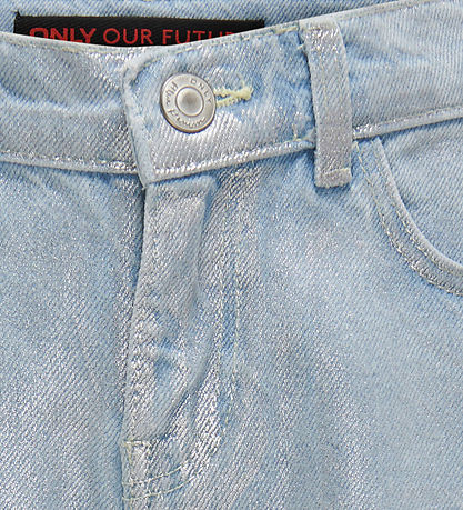 Kids Only Jeans - Glitter - KogCanal - Light Blue Denim/Coated