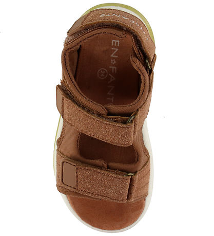 En Fant Sandals - Velcro w. Light - Mocha Mousse En Fant Sandals - Velcro w. Light - Mocha Mousse