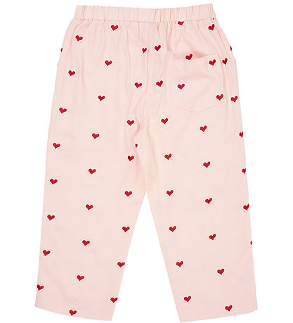 Copenhagen Colors Trousers - Twill Heart - Dusty Rose w. Berry H