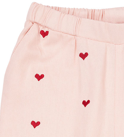 Copenhagen Colors Trousers - Twill Heart - Dusty Rose w. Berry H