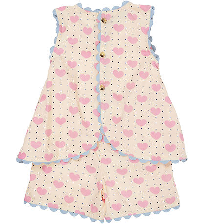 Copenhagen Colors Shorts Set - Heart/Dots - Heart AOP