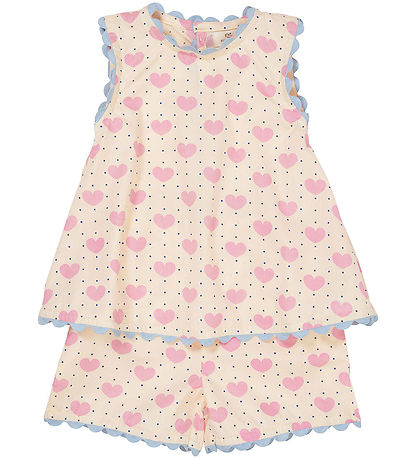 Copenhagen Colors Shorts Set - Heart/Dots - Heart AOP