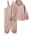 Wheat Rainwear w. Suspenders - PU - Charlie - Powder Flower Mead Wheat Rainwear w. Suspenders - PU - Charlie - Powder Flower Mead
