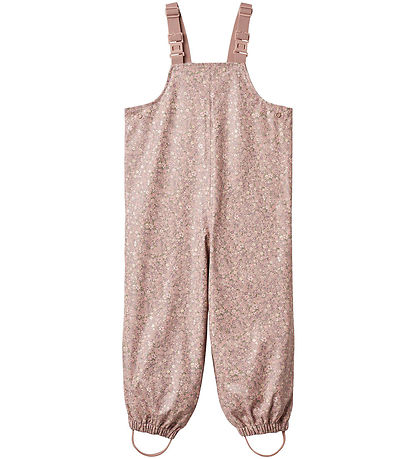 Wheat Rainwear w. Suspenders - PU - Charlie - Powder Flower Mead