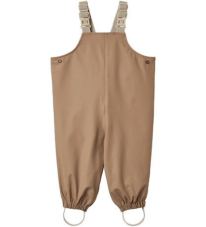 Wheat Rainwear w. Suspenders - PU - Charlie - Hazel