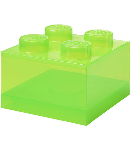 LEGO® Storage Säilytyslaatikko - 4 Silmukat - Translucent Light 