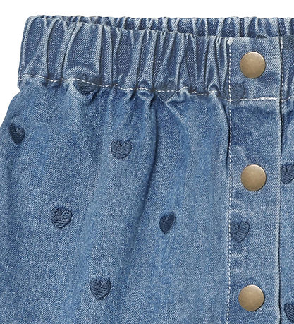Flick Jupe - Denim - Donna - Light Denim Blue Flick Jupe - Denim - Donna - Light Denim Blue