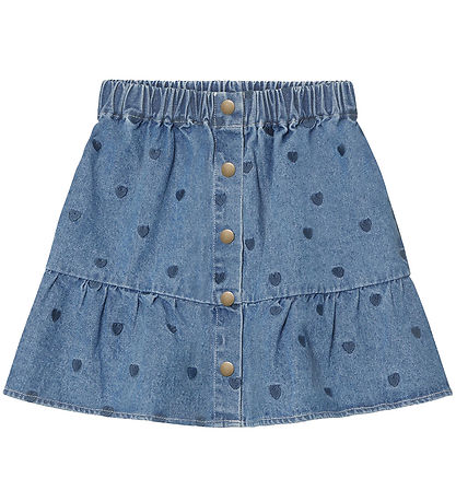 Flick Jupe - Denim - Donna - Light Denim Blue Flick Jupe - Denim - Donna - Light Denim Blue