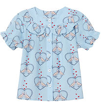 Fliink Shirt - Colombe - Dream Blue/Hearts Fliink Shirt - Colombe - Dream Blue/Hearts