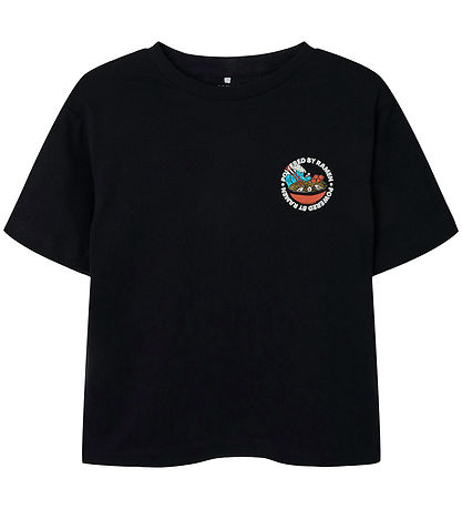 T-Shirt Name It - NkmSilass - Noir av. Imprimé T-Shirt Name It - NkmSilass - Noir av. Imprimé