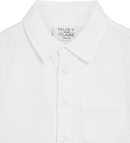 Hust and Claire Shirt - Raven - White