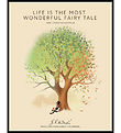 H.C. Andersen Poster I Frame - Life Ice - 40x50cm - Yellow H.C. Andersen Poster I Frame - Life Ice - 40x50cm - Yellow
