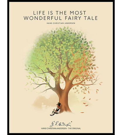 H.C. Andersen Poster I Rahmen - Life Eis - 40x50cm - Gelb H.C. Andersen Poster I Rahmen - Life Eis - 40x50cm - Gelb