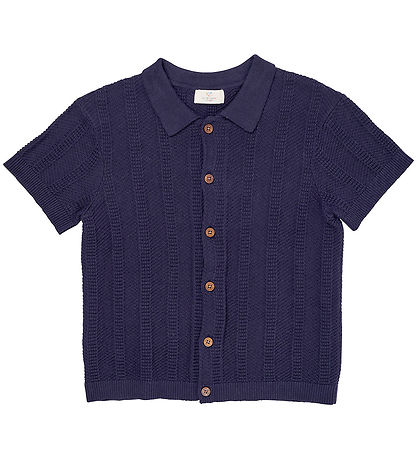 Chemise m/c Copenhagen Colors - Tricoté - Marine