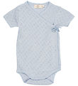 Copenhagen Colors Wrap Bodysuit k/æ - Dusty Blue
