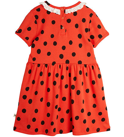 Mini Rodini Dress - Dots - Red