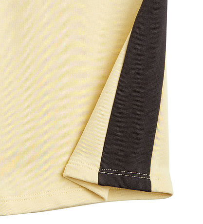 Mini Rodini Sweatpants - Note - Light Yellow w. Brown Mini Rodini Sweatpants - Note - Light Yellow w. Brown