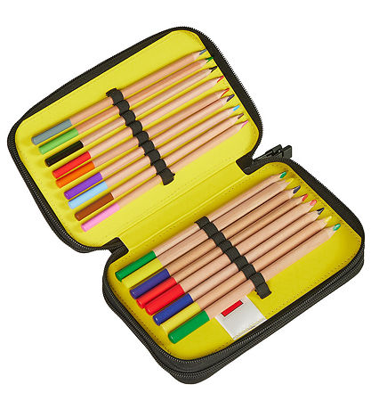 LEGO® Ninjago Pencil Case w. Contents - Dragon Energy - Black