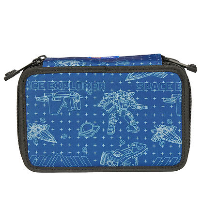 LEGO® City Pencil Case w. Contents - Space Explorer - Blue
