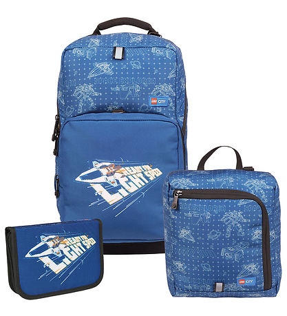 LEGO® City Skolväskset - Space Explorer - 20.5 L - Blå