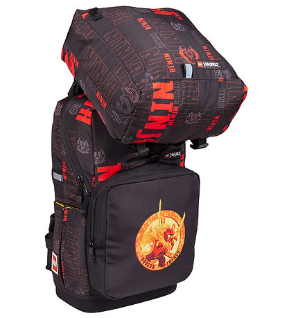 LEGO® Ninjago School Bag Set - Dragon Energy - 20.5 L - Black