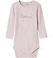Name It Bodysuit l/s - Rib - NbfDikka - Light Lilac