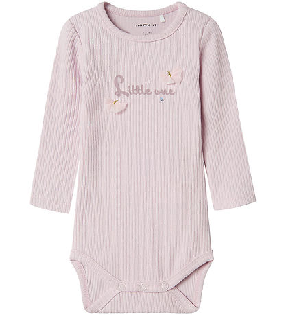Name It Bodysuit l/s - Rib - NbfDikka - Light Lilac