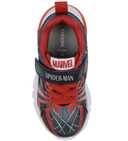 Geox Blinkschuhe - J Cyberdrone - Marvel Spider-Man - Black/Rot