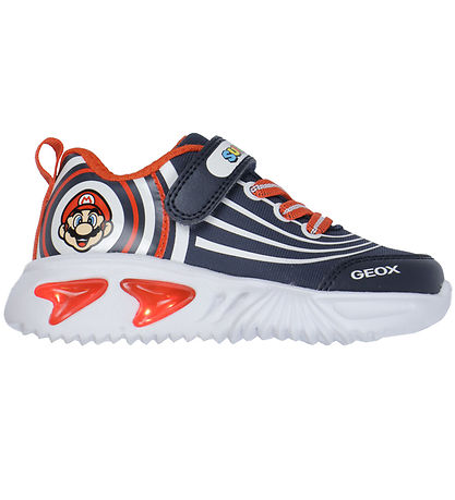 Geox Light-Up Shoes - J Assist - Super Mario - Navy/Ed Geox Light-Up Shoes - J Assist - Super Mario - Navy/Ed