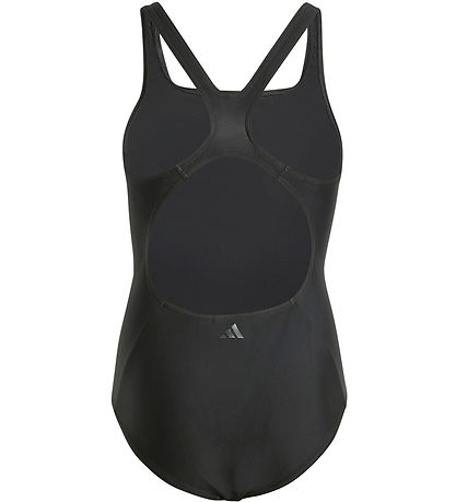 Maillot de Bain adidas Performance - BIG Barres - Noir av. Blanc