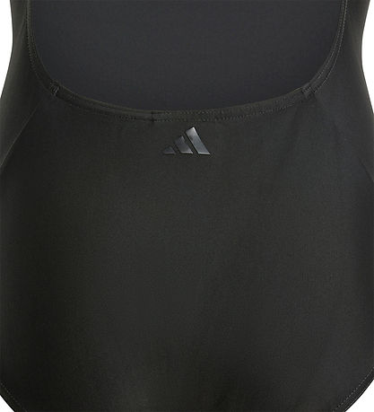 Maillot de Bain adidas Performance - BIG Barres - Noir av. Blanc