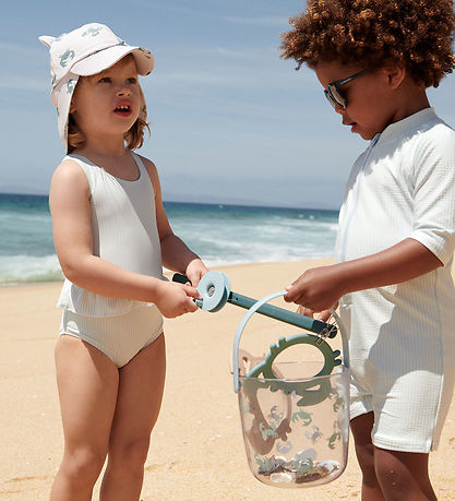 Liewood Swimsuit - Amara - Y/D Stripe Pure Sky/Cream De La Crem