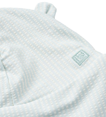 Liewood Swim Hat - Senia - UV40+ - Stripe Pure Sky/Cream De La C
