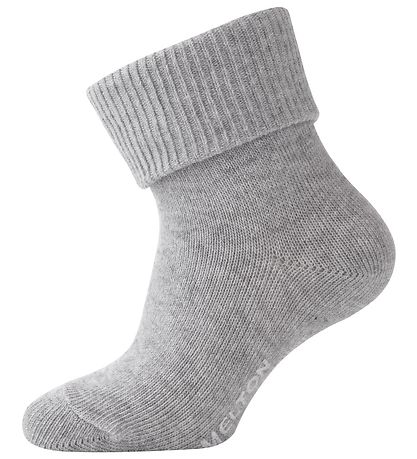 Melton Baby Socks - Light Grey Melton Baby Socks - Light Grey