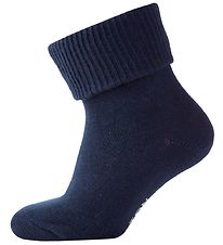 Melton Babysocken, Navy Melton Babysocken, Navy
