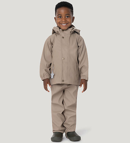 Mini A Ture Regnföt - PU - MatReinar - Grey Brown