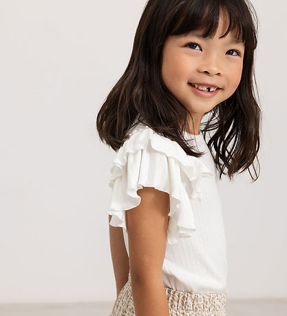 T-Shirt MarMar - Modal - Tavora Frill - Doux White