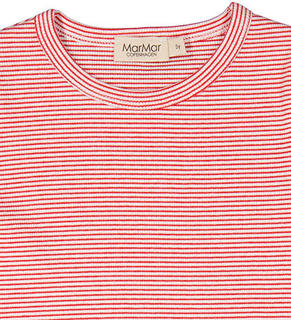T-Shirt MarMar - Rib - Modal - Tago - Rouge Stripe T-Shirt MarMar - Rib - Modal - Tago - Rouge Stripe