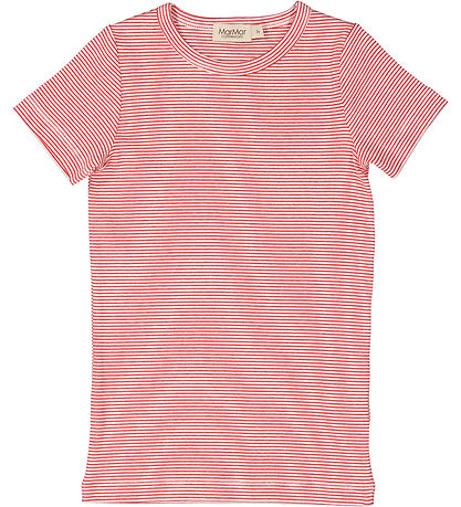T-Shirt MarMar - Rib - Modal - Tago - Rouge Stripe T-Shirt MarMar - Rib - Modal - Tago - Rouge Stripe