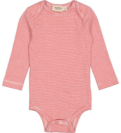 MarMar Body l/ä - Rib - Modal - Beine - Rot Stripe