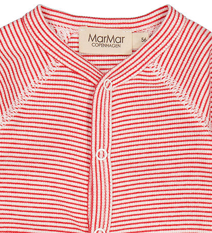 MarMar Body l/ä - Rib - Modal - Bruno - Rot Stripe